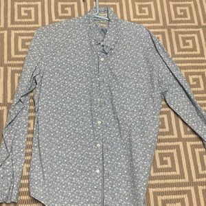 Long Sleeve Mens Floral Shirt